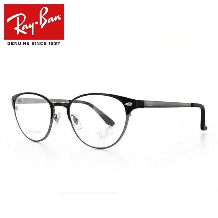 チタニウム レイバン メガネ 眼鏡 Ray-Ban フレーム 度付き 度入り 伊達 RX8728D 1176 51 マット ブラック/ガンメタル フルフィット サングラスハウス - 通販 - PayPayモール みください