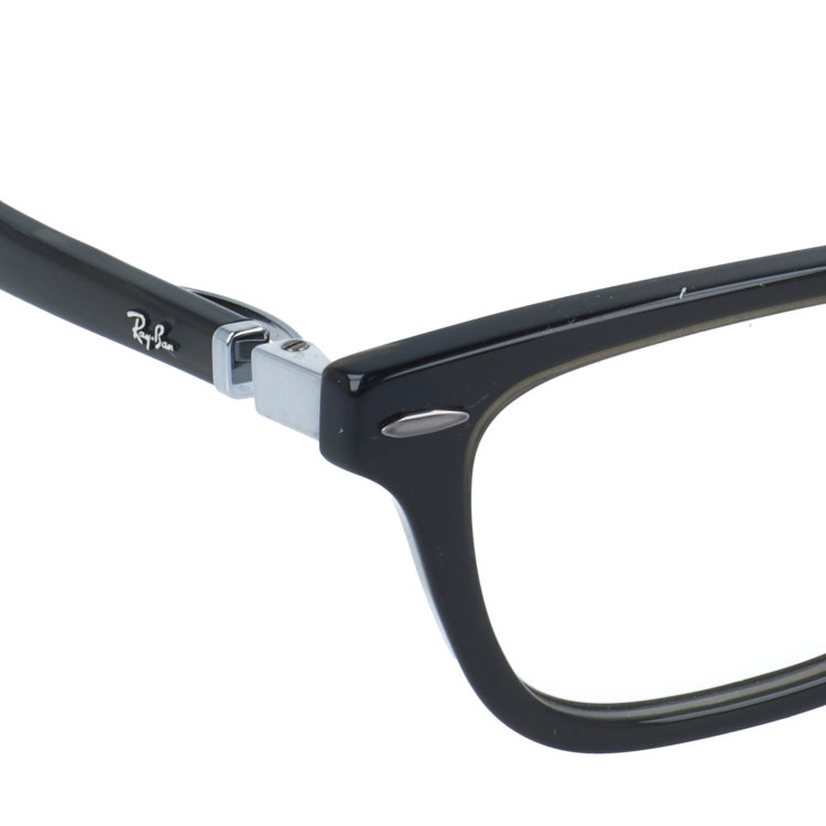 Ray-Ban ブラックファッション伊達メガネ Ray-Ban（レイバン） 国内正規品 メガネ フレーム 伊達メガネ 度付き