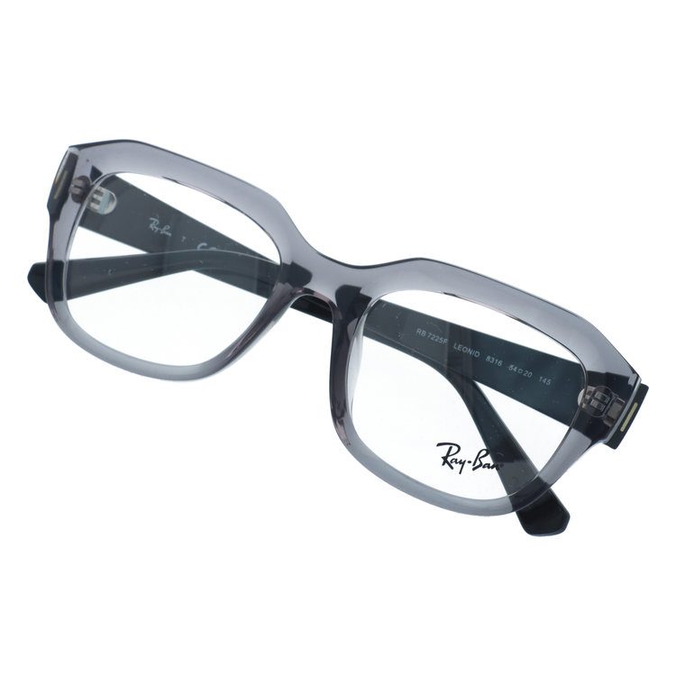 訳あり 店頭展示品 レイバン メガネフレーム レオニード 伊達 アジアンフィット Ray-Ban LEONID RX7225F 8316 54 ウェリントン メンズ レディース 国内正規品_9