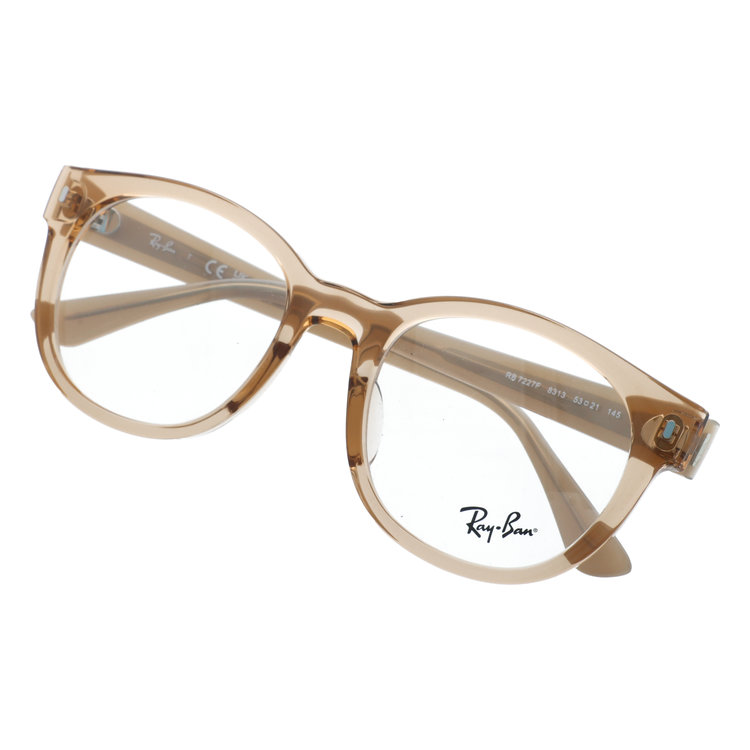 訳あり 店頭展示品 レイバン メガネフレーム 伊達 アジアンフィット Ray-Ban RX7227F 8313 53 ウェリントン ユニセックス メンズ レディース 国内正規品_9