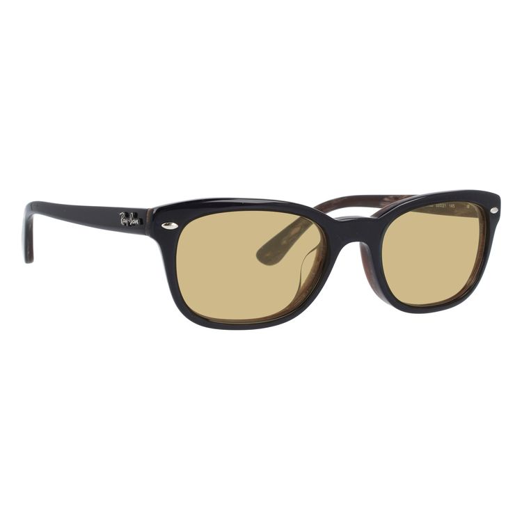 美品！Ray-Ban サングラス ブラック ブラウンレンズ Ray-Ban レイバン サングラス ライトブラウン ライトカラー