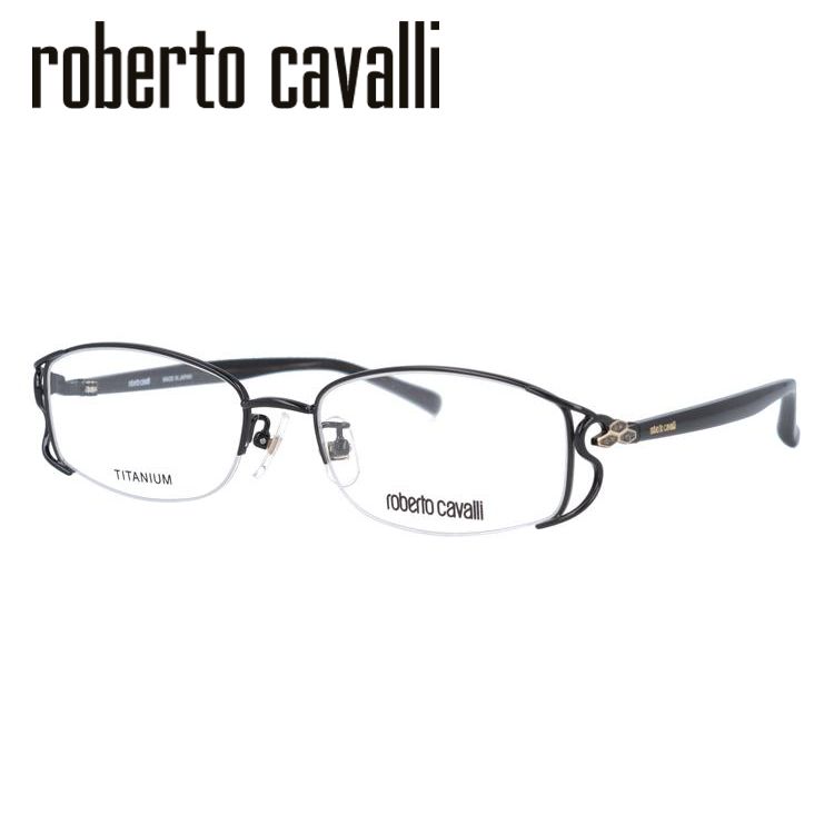 ロベルト カバリ フレーム ブランド 伊達 度付き 度入り メガネ 眼鏡 RC0604-4 52サイズ roberto cavalli チタン/スクエア/レディース プレゼント ギフト