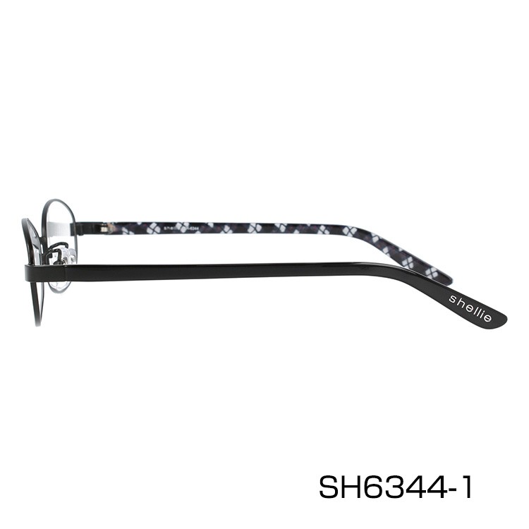 シェリー メガネフレーム オーバル型 伊達メガネ shellie SH6344 全3カラー 53サイズ メンズ レディース プレゼント シェリー メガネ 眼鏡 フレーム 度付き 度あり 伊達 カラーレンズ