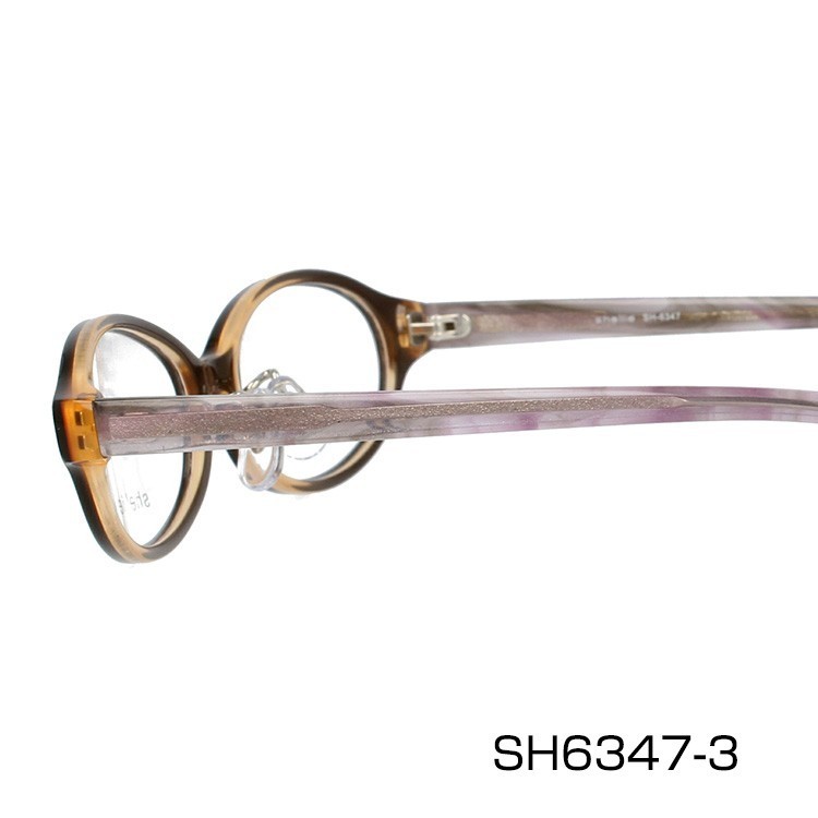 シェリー メガネ 眼鏡 フレーム 度付き 度あり 伊達 カラーレンズ