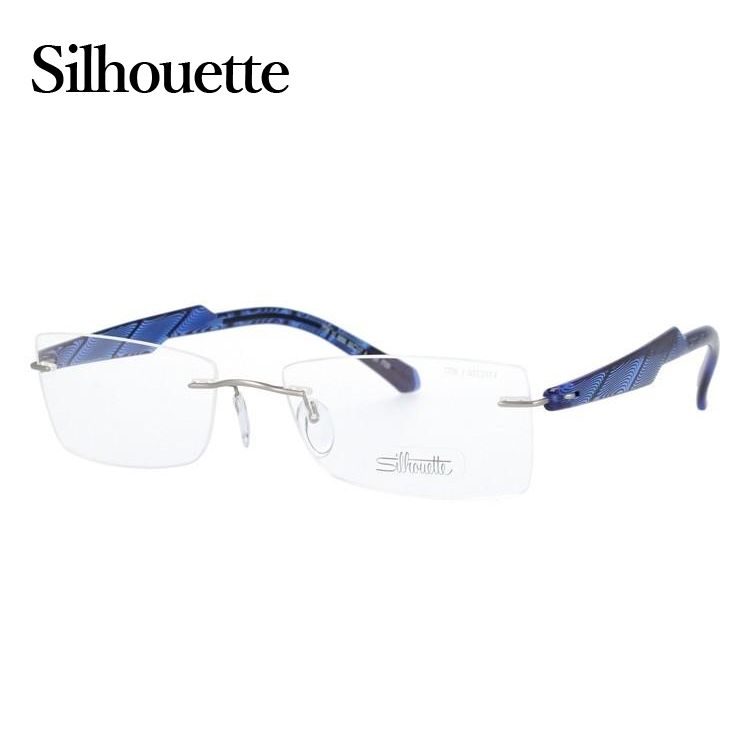 シルエット メガネ フレーム 伊達 度付き 度入り 眼鏡 Silhouette 7728/12 6050 53 プレゼント ギフト