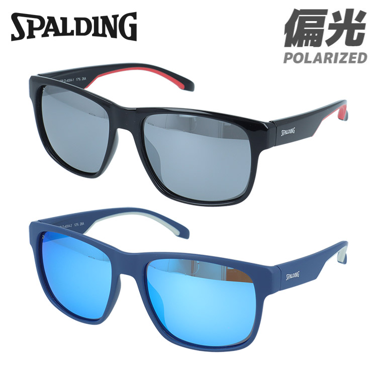 スポルディング 偏光 ミラー サングラス アジアンフィット SPALDING