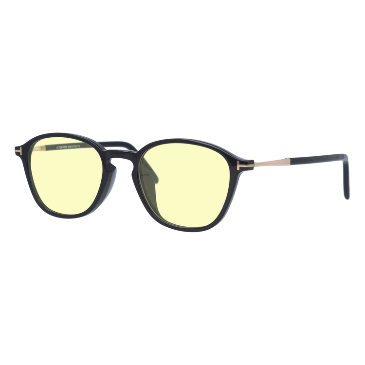 TOM FORD カラーレンズ ブルー ラウンド型 ゴールド金具 サングラス美品 TOM FORD EYEWEAR トムフォード サングラス オリジナルレンズ