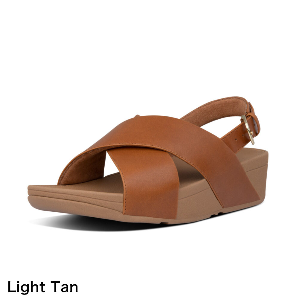 fitflop フィットフロップ レディース バックストラップサンダル K03 LULU CROSS BACK-STRAP SANDALS - LEATHER 体圧分散 衝撃吸収 疲れにくい 歩きやすい｜brand-tankentai｜03