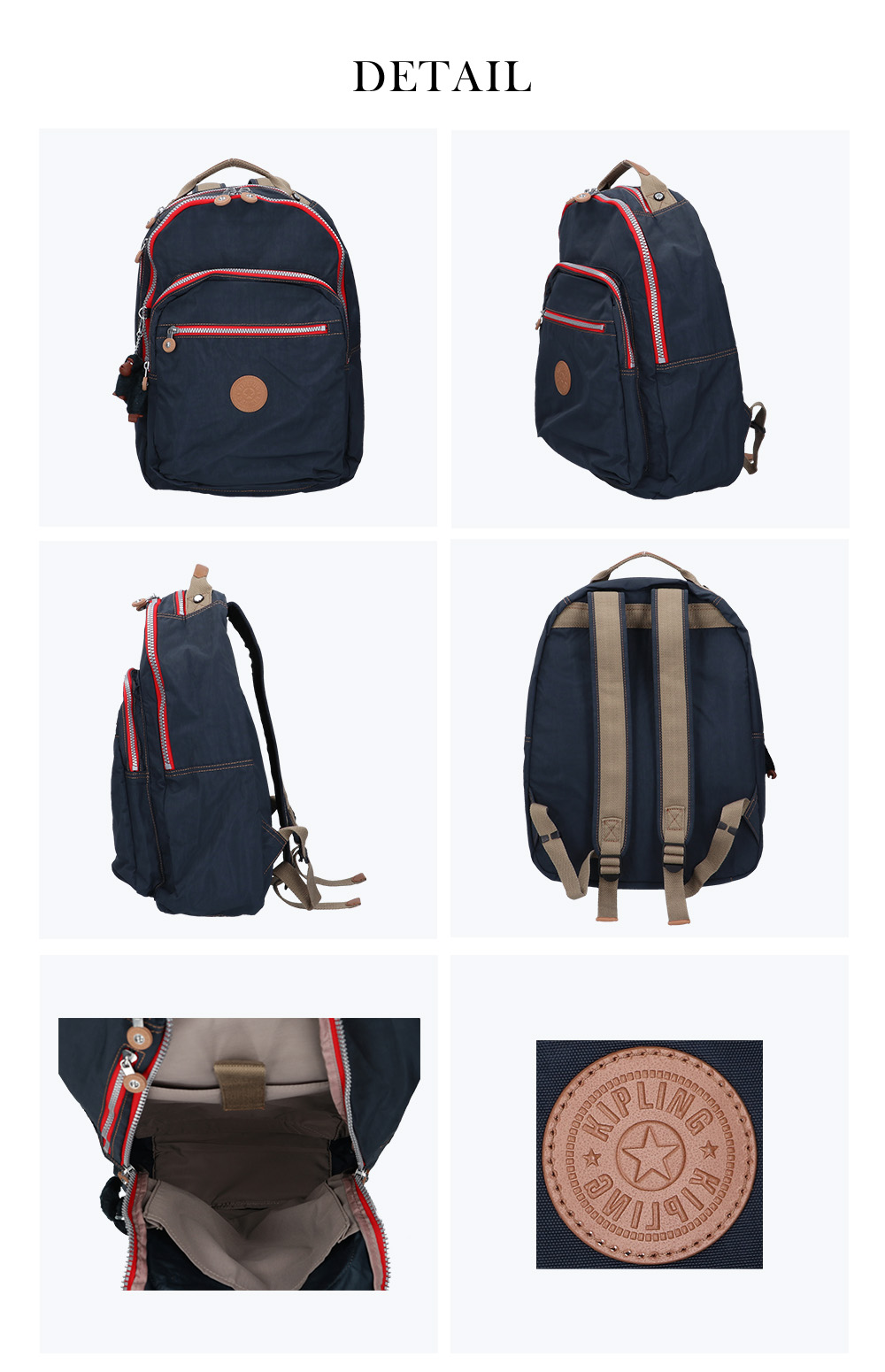 みみりん　キプリング　リュック　ナイロン kipling キプリング リュック バッグ バックパック レディース