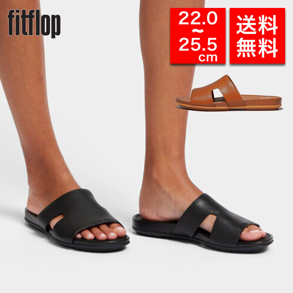 【国内正規品】fitflop フィットフロップ スライドサンダル GRACIE LEATHER H BAR SLIDES (WITH TOE POST) GB8 体圧分散 衝撃吸収 クッション性【nsg230617】 :fitflop gb8:ブランド探検隊