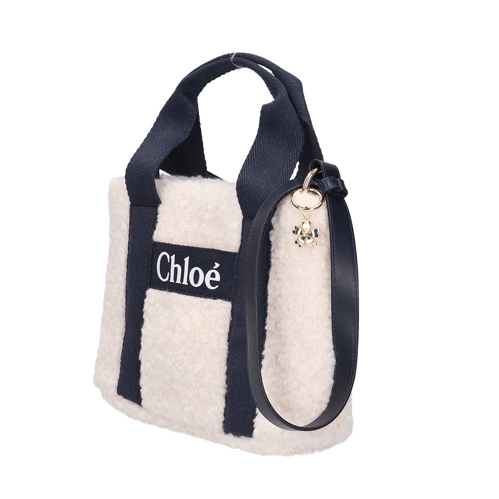 Chloe クロエ レディース トートバッグ ハンドバッグ Ｃ10323 CHLOE KID クロエキッズ 大人も可 ボア ロゴ ショルダーバッグ チャーム付き ブランド｜brand-tankentai｜04