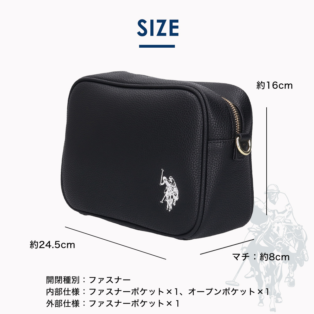 【最終値下げ】U.S. POLO ASSN. ブラック メッセンジャーバッグ 楽天市場】u．s． polo assn．（レディースバッグ｜バッグ