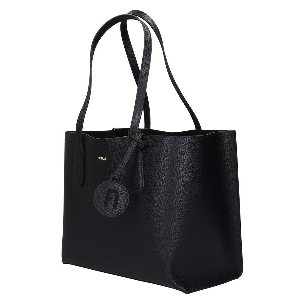 良品 FURLA フルラ ナイロン トートバッグ 肩掛け グレー チャーム 未使用品 FURLA フルラ ナイロン トートバッグ 肩掛け グレー