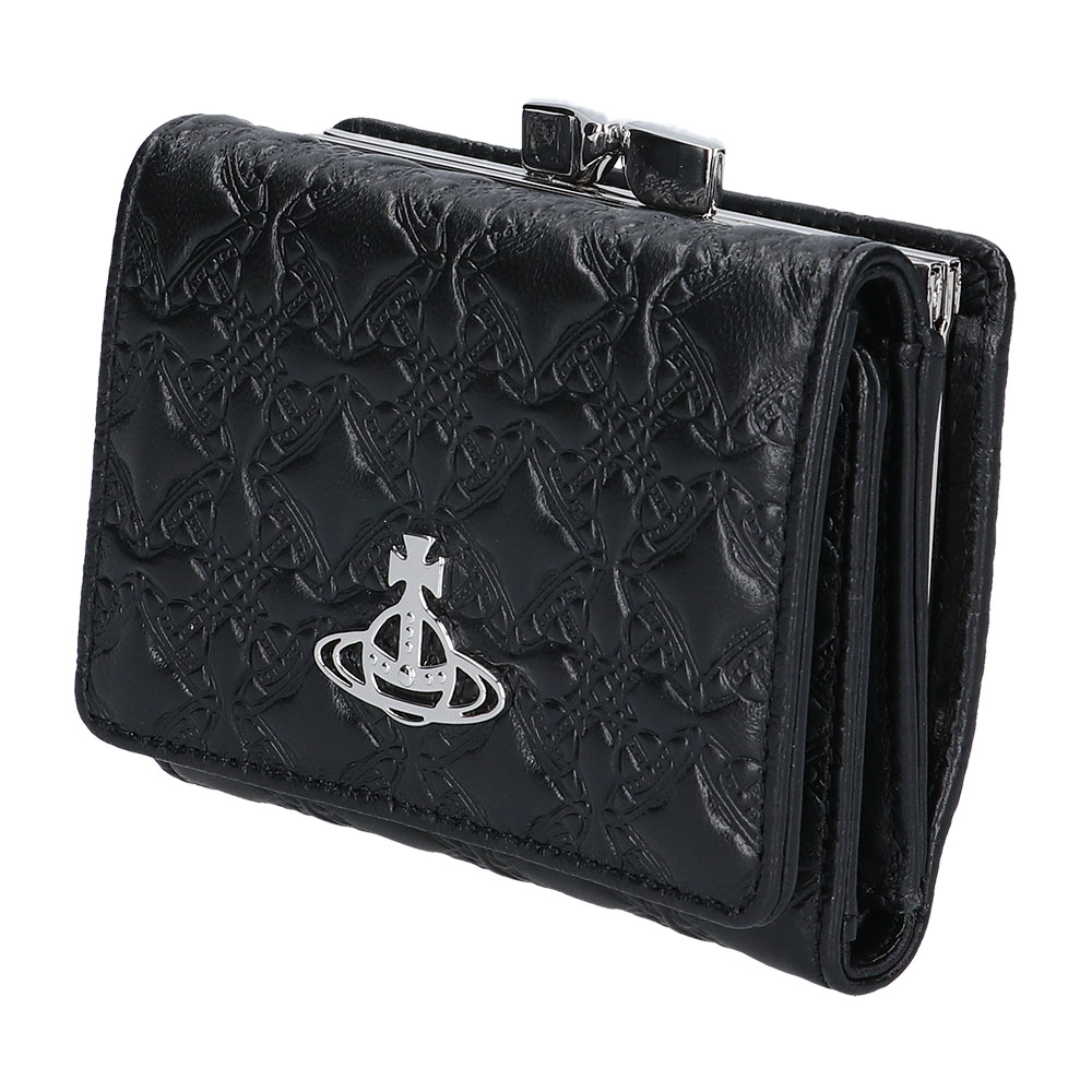 値下げしました！新品未使用品VivienneWestwood三つ折財布 国内即納！【VivienneWestwood】JEAN 口金三つ折り財布