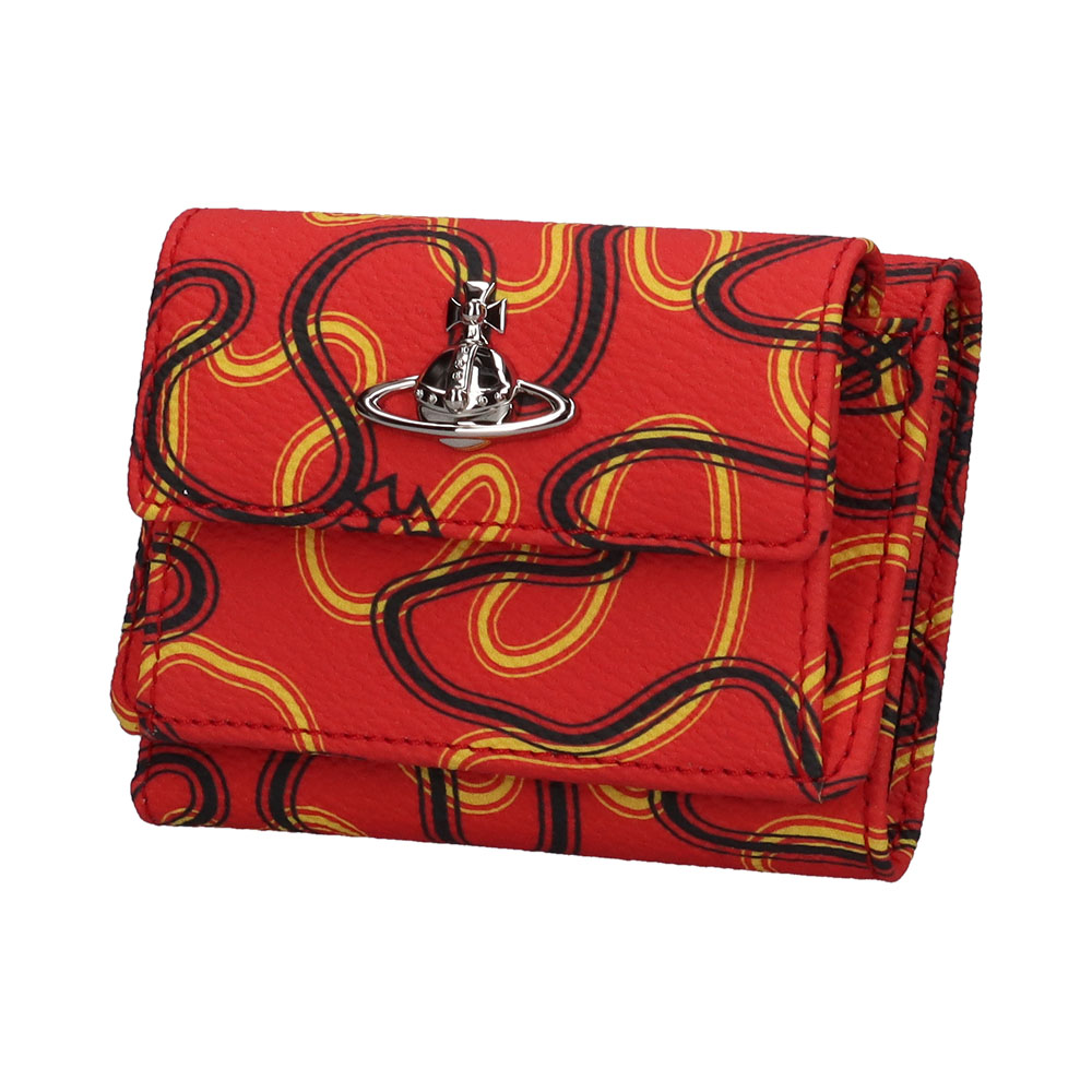 入手困難希少カラー☆VivienneWestwood 三つ折り財布レターデザイン Vivienne Westwood（ヴィヴィアンウエストウッド） ヴィヴィアン