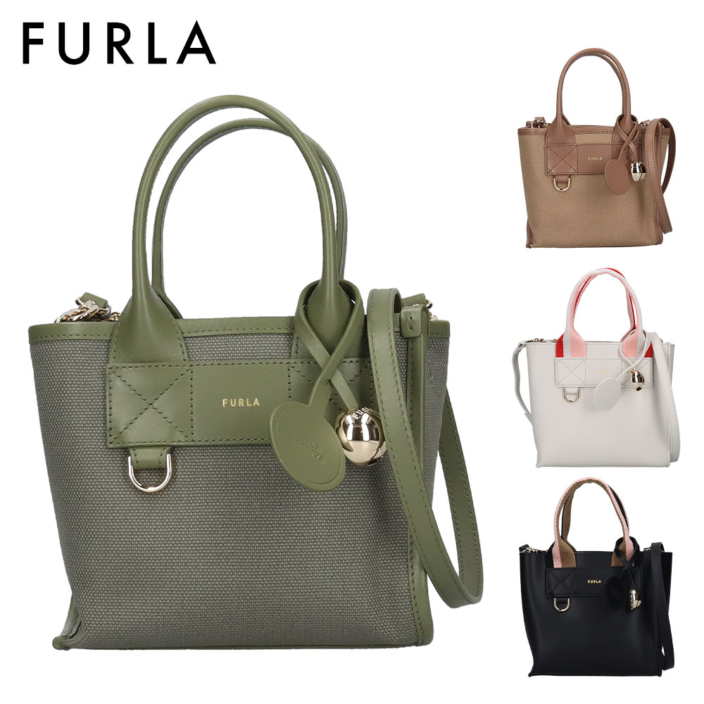 FURLA �t���� ���f�B�[�X �V�����_�[�o�b�O FURLA DIVIDE IT MINI TOTE WB02068 ���f�B�[�X ���� �ޏ� �J�b�v�� �v���[���g �a���� �L�O�� �u�����h ��̓�
