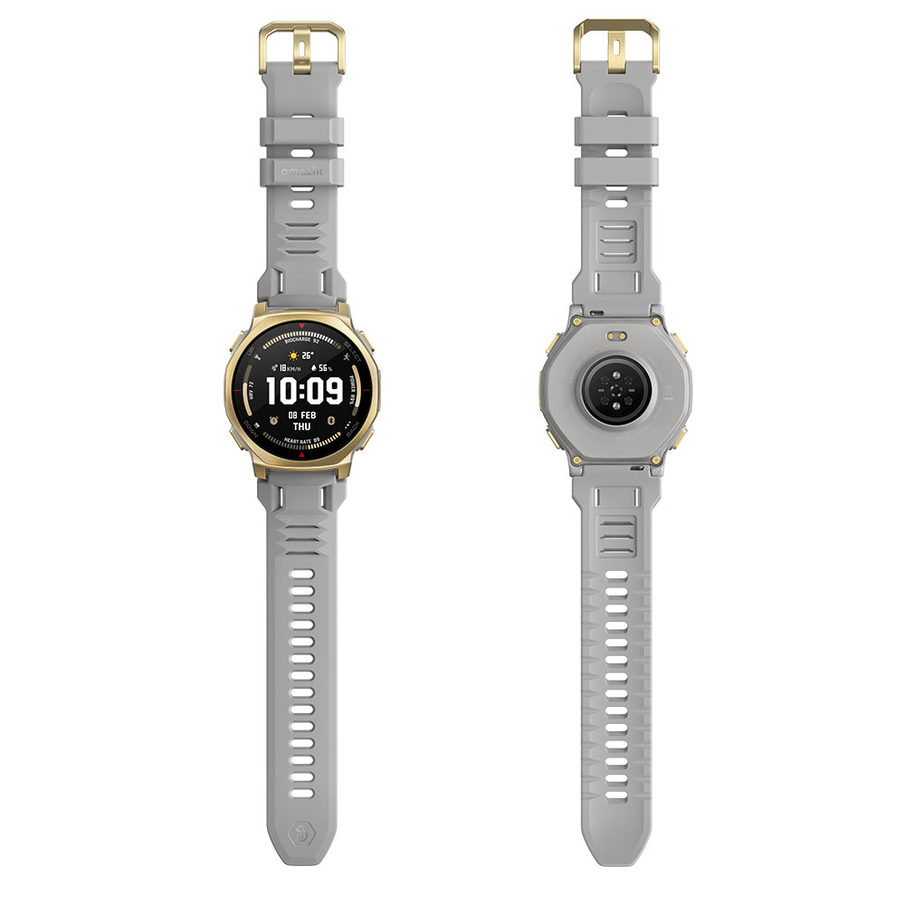 Amazfit アマズフィット T-Rex 3 Pro 44mm スマートウォッチ 軍用規格 3000nit 6衛星GPS チタン サファイア ダイビング対応 最大25日間駆動 iPhone対応_3