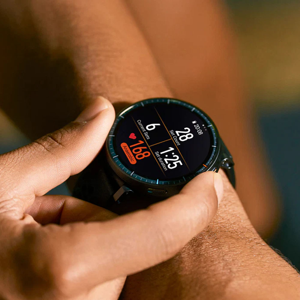 Amazfit アマズフィット Active MAX スマートウォッチ 1.5"大画面 3000nit 25日間駆動 4GB音楽保存 5衛星GPS 通話 防水 iPhone対応の画像