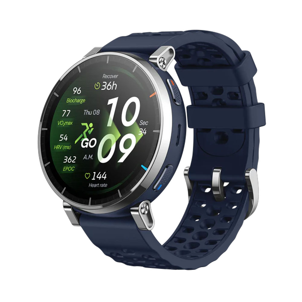 Amazfit アマズフィット Active 3 premium スマートウォッチ 3000nit サファイア 4ボタン操作 地図表示 GPS 12日間駆動 通話 iPhone対応の画像