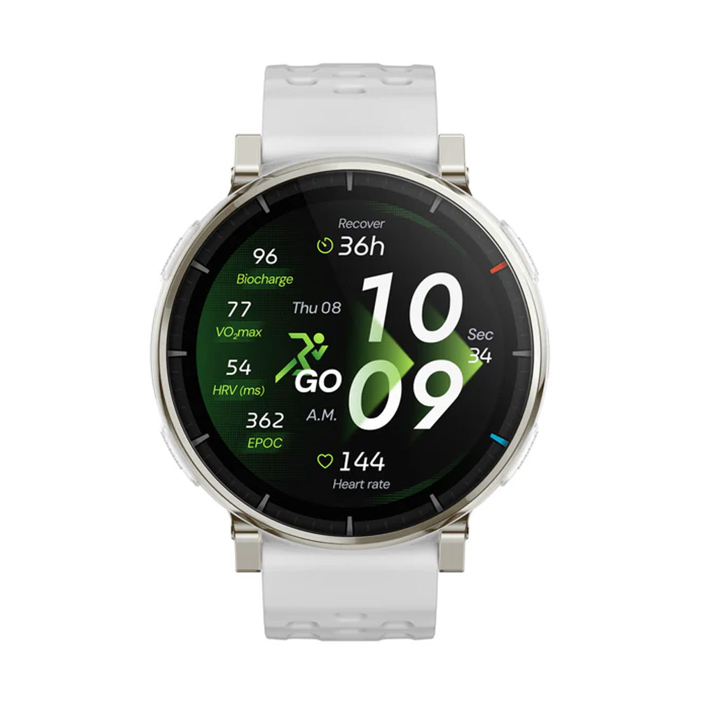 Amazfit アマズフィット Active 3 premium スマートウォッチ 3000nit サファイア 4ボタン操作 地図表示 GPS 12日間駆動 通話 iPhone対応の画像