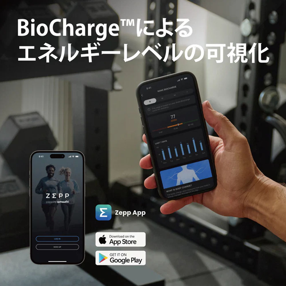 Amazfit アマズフィット Active 3 premium スマートウォッチ 3000nit サファイア 4ボタン操作 地図表示 GPS 12日間駆動 通話 iPhone対応の画像