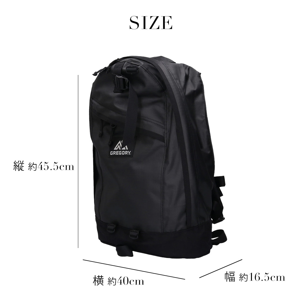 【Gregory】　リュックサック　ブラック　メンズ　レディース GREGORY グレゴリー バックパック メンズ レディース デイパック