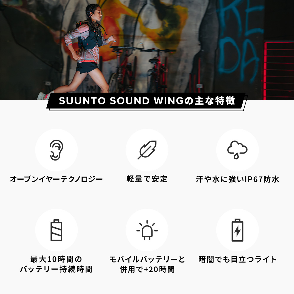 SUUNTO SOUND WING スント サウンド ウィング オープンイヤーヘッドホン ワイヤレス｜brand-tankentai｜09