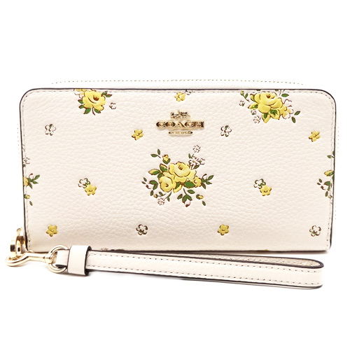 【美品】COACH コーチ　蝶と花柄プリント レザー 長財布 Amazon | [コーチ] 財布 長財布 ラブリー バタフライ プリント