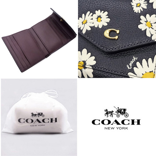 COACH（コーチ） 財布 サイフ 新作 新品 フローラルプリント 花柄 ぺ