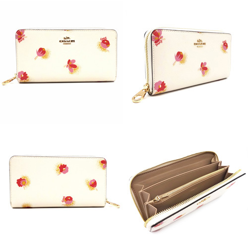 COACH（コーチ） 財布 長財布 新作 新品 フローラルプリント 花柄
