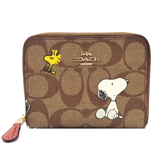 コーチ COACH 財布 新作 新品 シグネチャー スヌーピー PEANUTS 