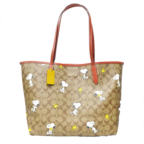 COACH（コーチ） バック 新作 新品 シグネチャー スヌーピー PEANUTS