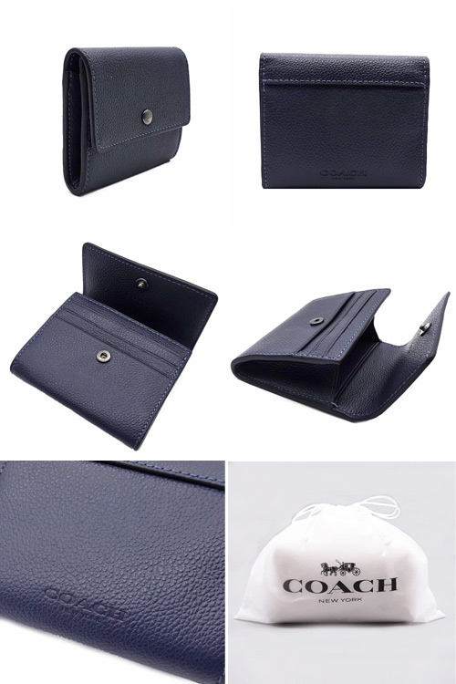 COACH（コーチ） 財布 新作 新品 コインケース カードケース レザー CR