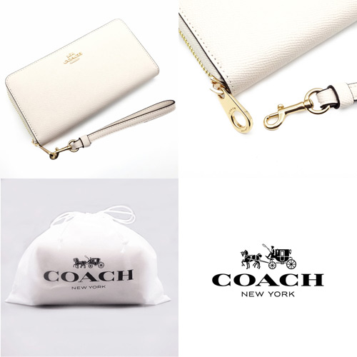 COACH（コーチ） 財布 長財布 新作 新品 クロスグレインレザー 