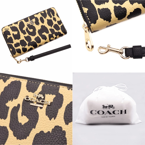 COACH（コーチ） COACHコーチ財布 長財布 新作 新品 レオパード