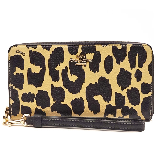 COACH（コーチ） COACHコーチ財布 長財布 新作 新品 レオパード