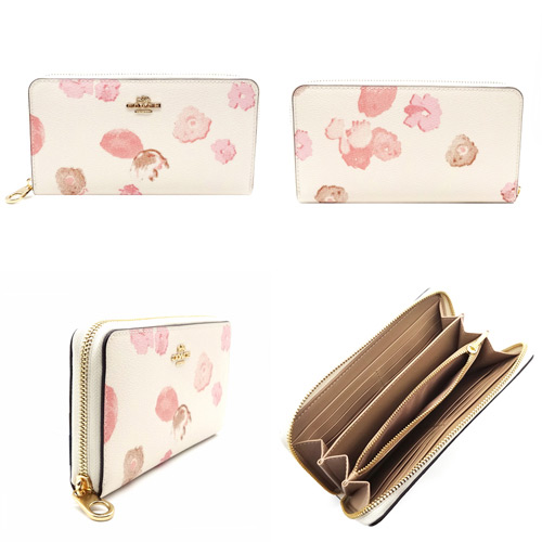 【母の日に♪】COACH コーチ 長財布 エンベロープ 花柄 フローラルプリント COACH コーチ 財布 サイフ 新作 新品 フローラルプリント 花柄
