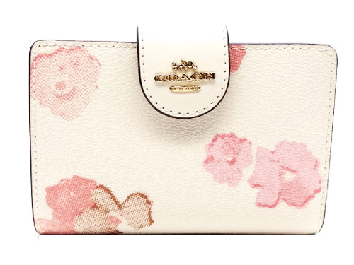 2月1日新作！既に完売！【コーチ】長財布 フローラル柄 花柄 COACH（コーチ） 財布 長財布 新作 新品 フローラルプリント 花柄 二