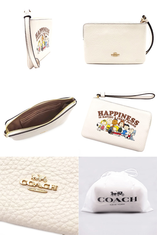 COACH コーチCOACHポーチ スヌーピー PEANUTS 2025 新作 新品