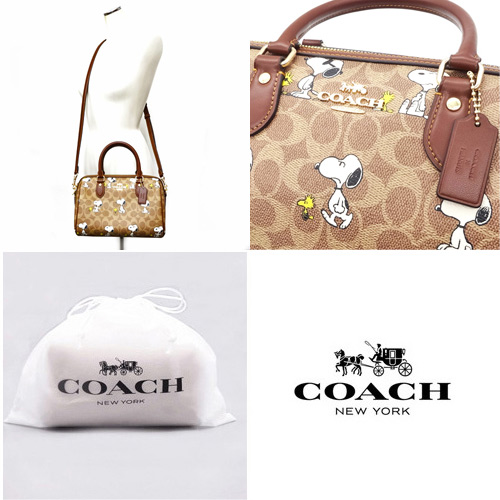 COACH ⭐︎スヌーピー ボストンバッグ⭐︎美品 COACH コーチCOACH バック 新作 新品 スヌーピー PEANUTS ミニ
