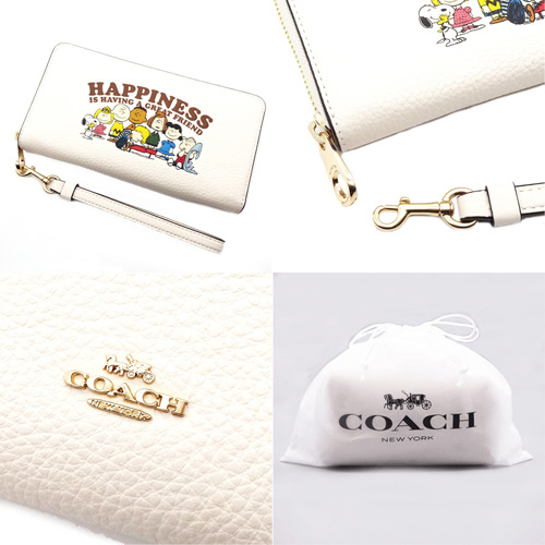 COACH（コーチ） コーチCOACH財布 スヌーピー PEANUTS コラボ 長財布