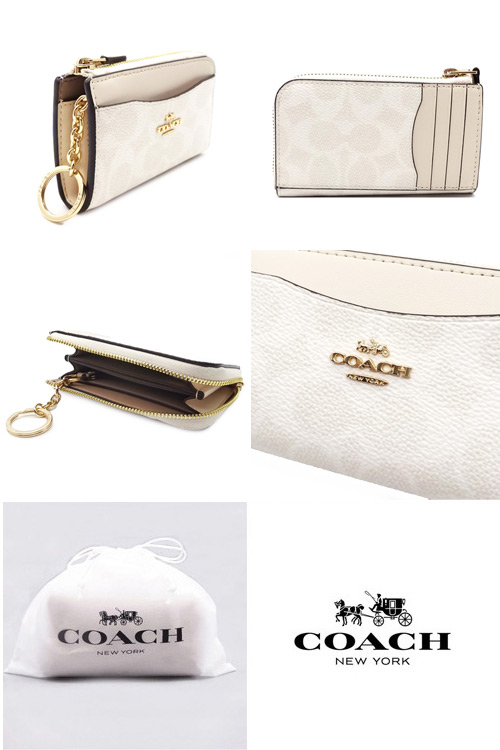 COACH COACHコーチ カードケース コインケース キーリング 新作