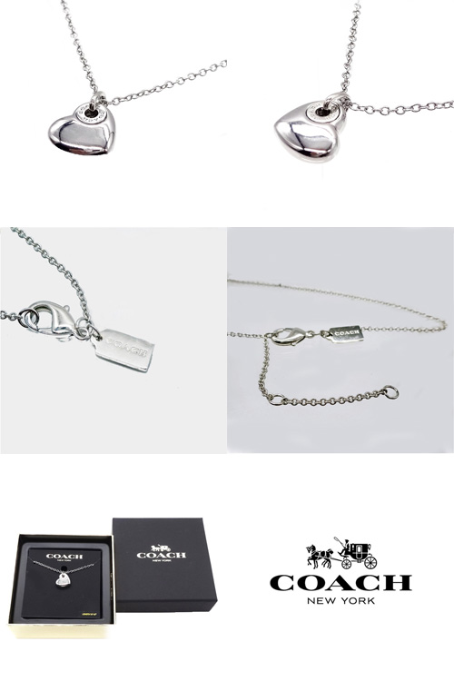 COACH（コーチ） ネックレス 新作 新品 オープン サークル ハート