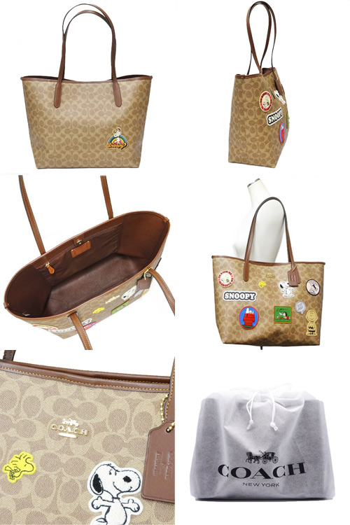COACH（コーチ） バック 新作 新品 スヌーピー PEANUTS シグネチャー
