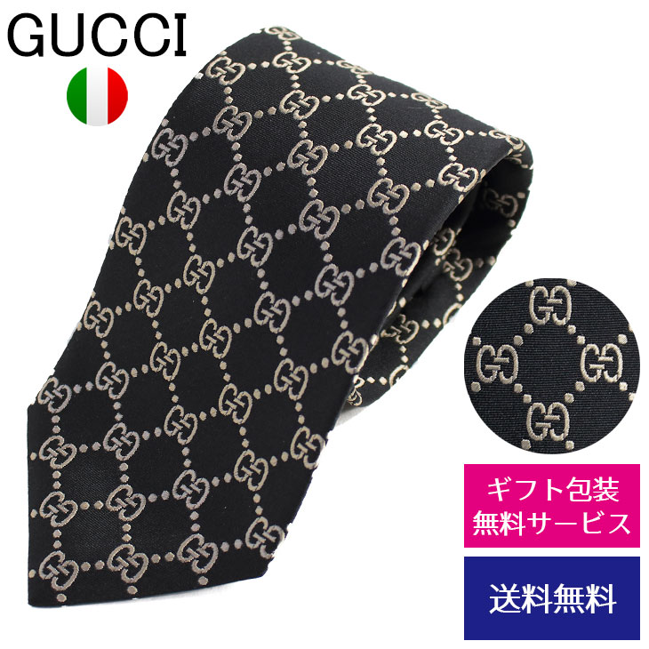 グッチ ネクタイ レギュラータイ モノグラム GGロゴ シルク GUCCI 