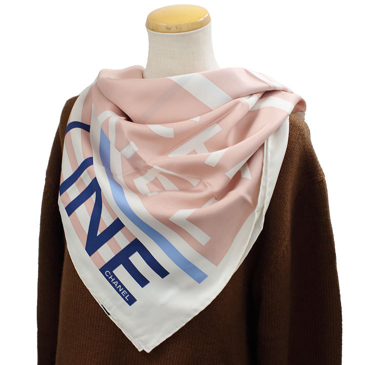 シャネル スカーフ シルク レディース 高級 ハイブランド 縦90×横90cm CHANEL CHL-SCARF4(お取り寄せ) ブランド