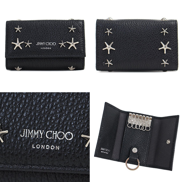 ジミーチュウ 6連キーケース スタースタッズ レディース JIMMY CHOO 