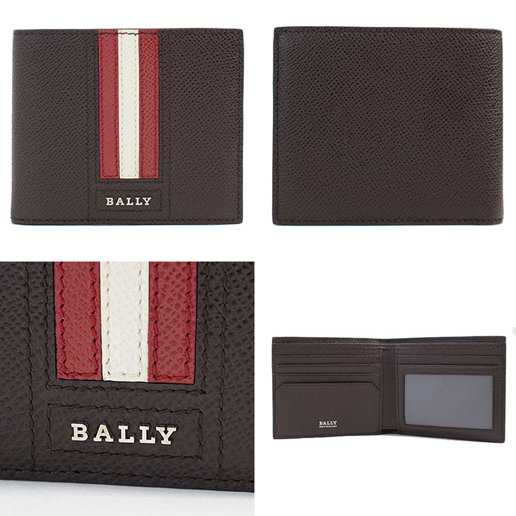 バリー BALLY 二つ折り財布 ブランド 2つ折り 小銭入れなし メンズ