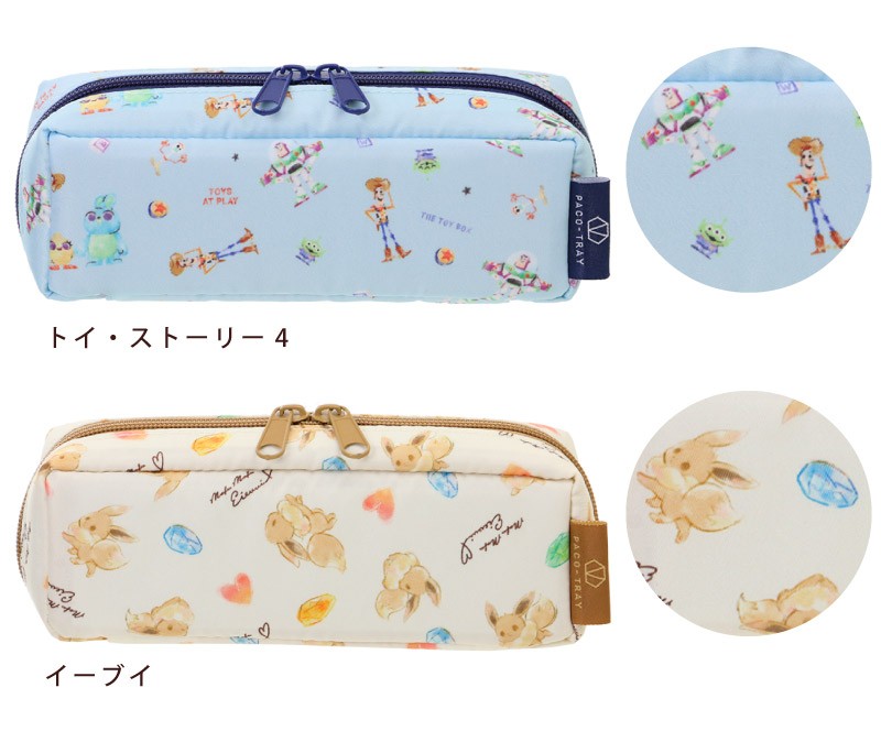 ペンケース ペンポーチ ふでばこ Paco Tray 筆箱 モデル着用 注目アイテム 文房具 ふで箱 パコトレー Disney メール便対応 通学 Pokemon 進学 新学期