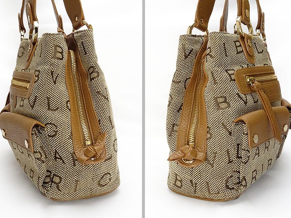 BVLGARI 美品 ブルガリ マキシレッタレ ロゴマニア 2WAY